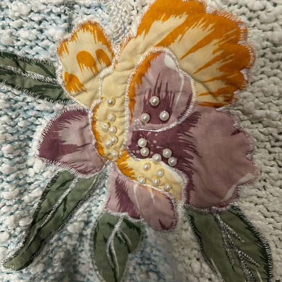 Needles and Yarn Sweater‎ with Embroidery - Vintage - Picture 3 of 4